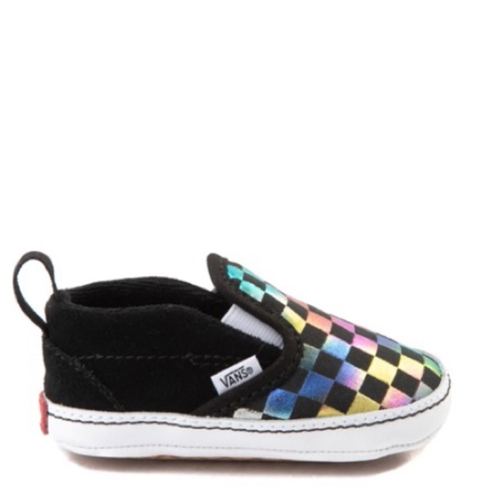 Black/Multi vans -infant